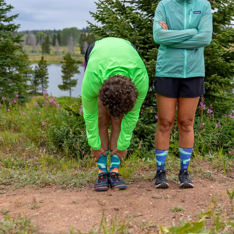 Injinji Men's Artist Designed Crew Toe Socks Camp-3