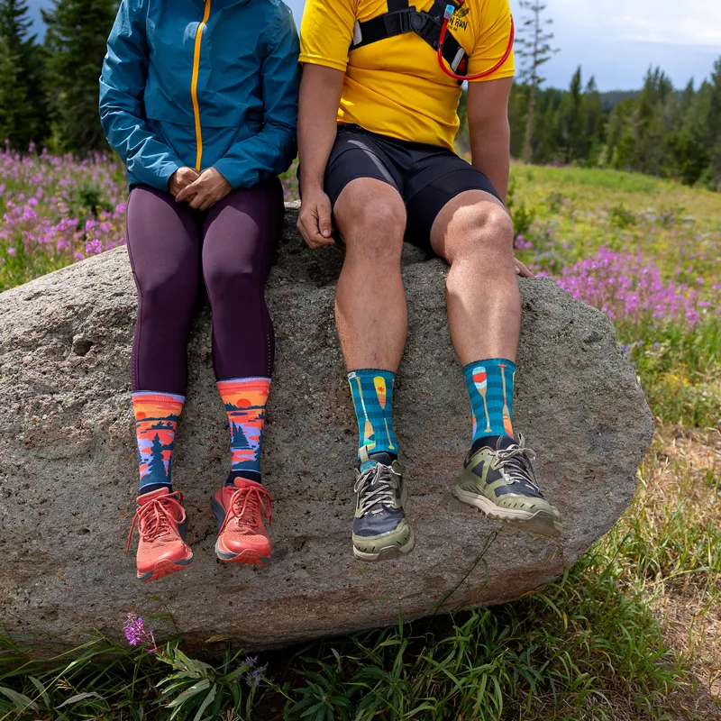 Injinji Men's Artist Designed Crew Toe Socks Paddle-3