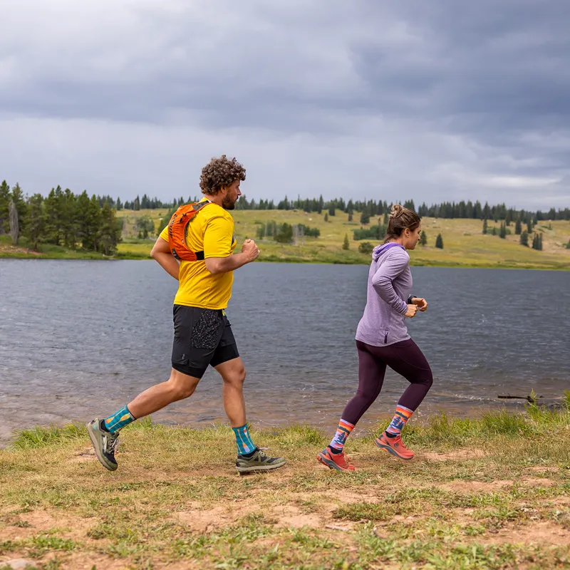 Injinji Men's Artist Designed Crew Toe Socks Paddle-2