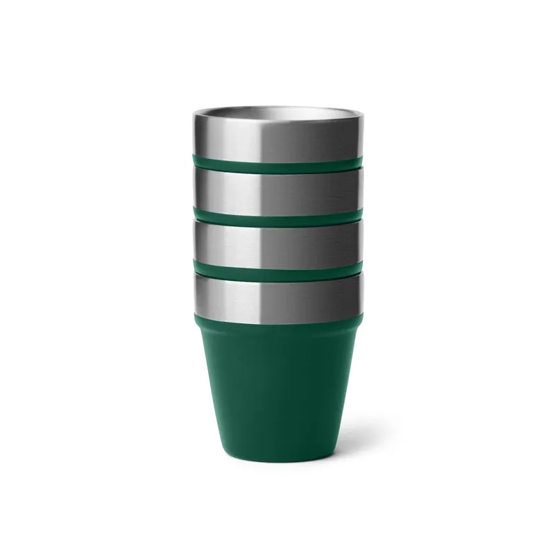 YETI Rambler Shot Glasses Black Forest Green-3