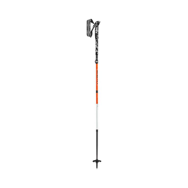 LEKI Skysolo FX.One Carbon Ski Touring Poles Neon Orange-1