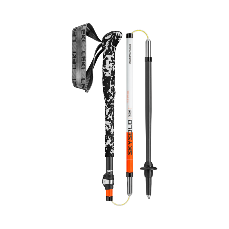 LEKI Skysolo FX.One Carbon Ski Touring Poles Neon Orange-5