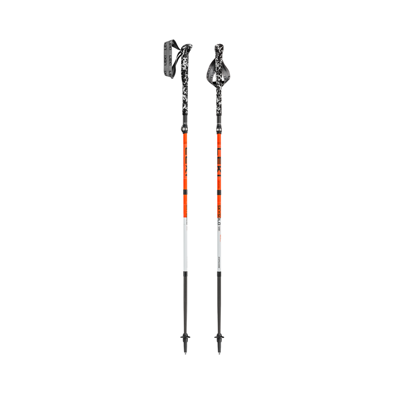 LEKI Skysolo FX.One Carbon Ski Touring Poles Neon Orange