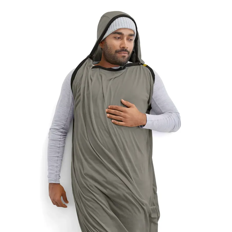Sea to Summit Reactor Lightweight Liner Long Pewter-2