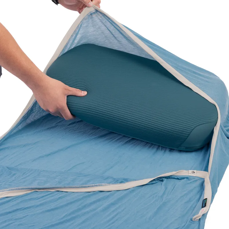 Sea to Summit Breeze Lightweight Liner Rectangular with Pillow Sleeve-1