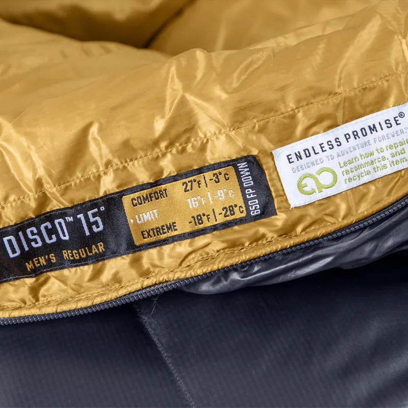 NEMO Equipment  Disco EP 15  Long Sleeping Bag Ombre Blue-8