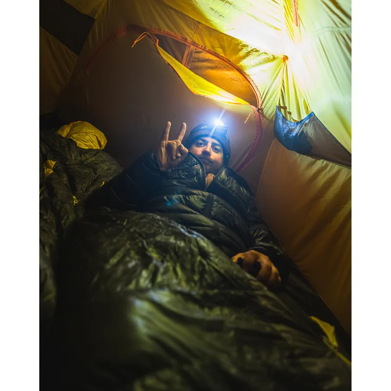 NEMO Sonic  -20 Long Sleeping Bag Goodnight Gray Torch-11