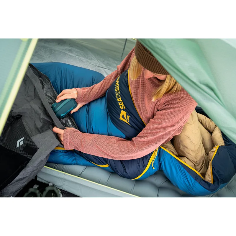 Sea to Summit Circuit Down -9C/15F Short Sleeping Bag Dark Blue-10