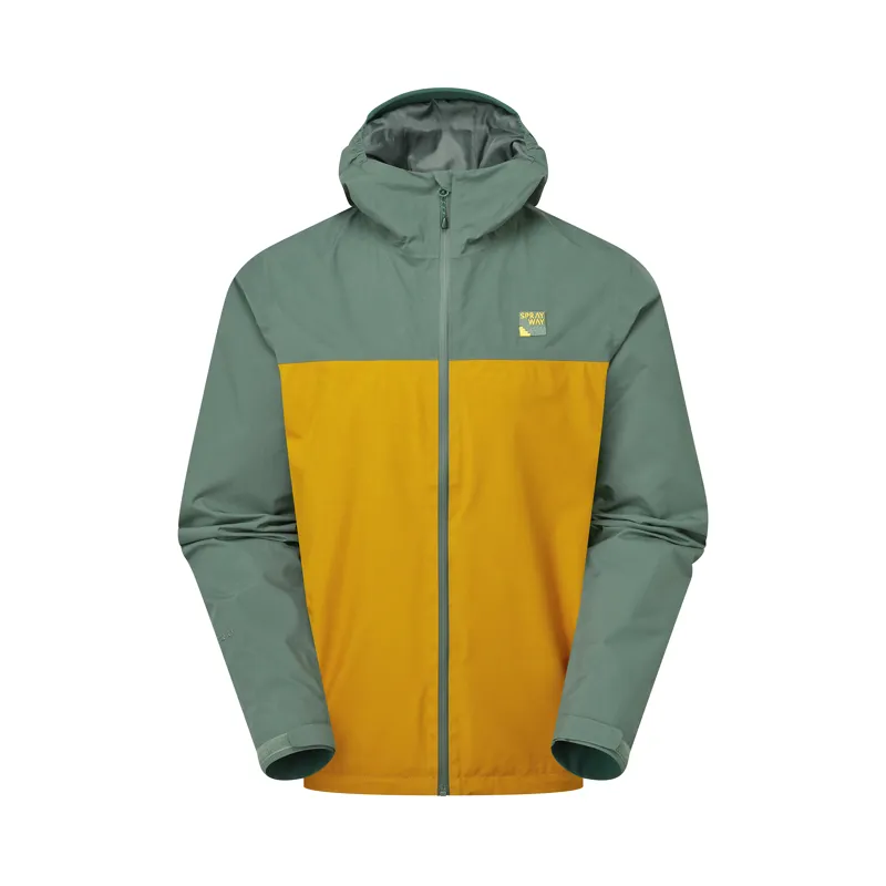 Sprayway Mens Arderin Jacket Turmeric / Bonsai