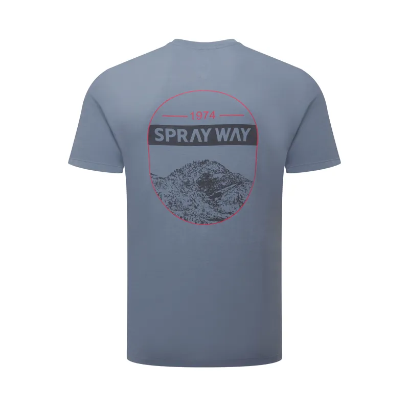 Sprayway Mens Clip Tee Flint Stone-1