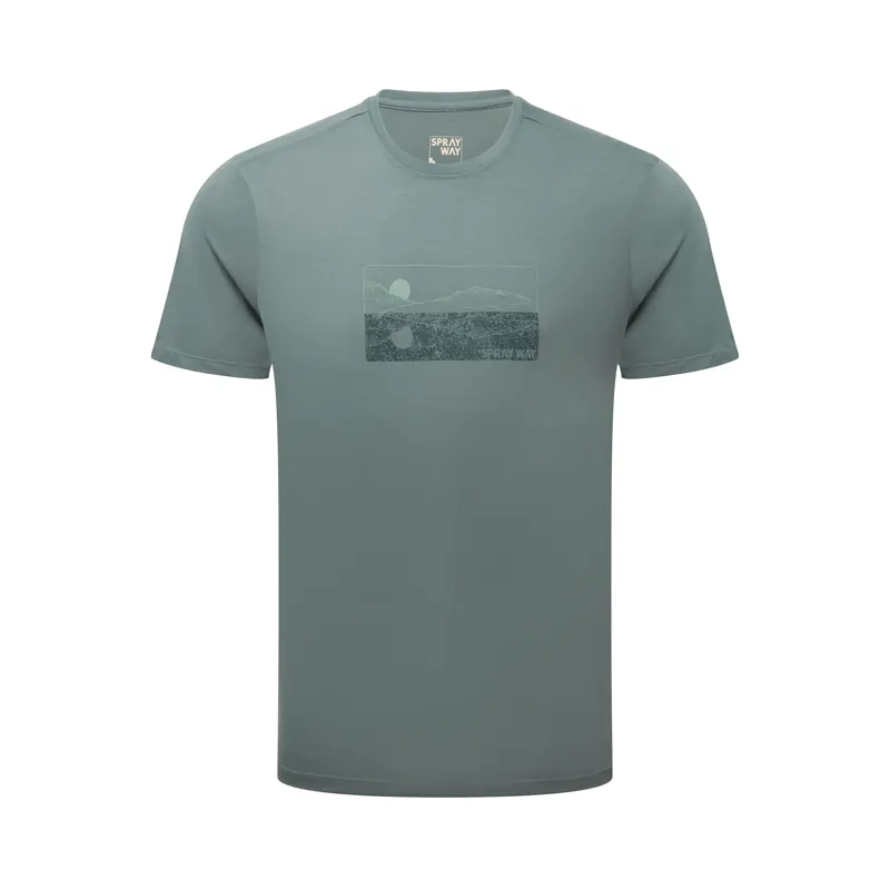 Sprayway Mens Mirror Tee Balsam Green