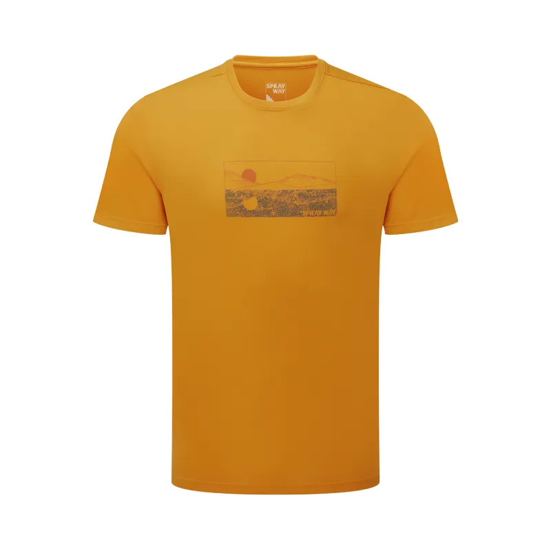 Sprayway Mens Mirror Tee Turmeric