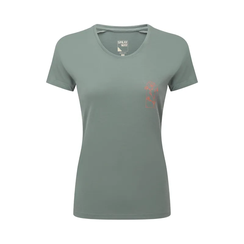 Sprayway Womens Anther Tee Balsam Green