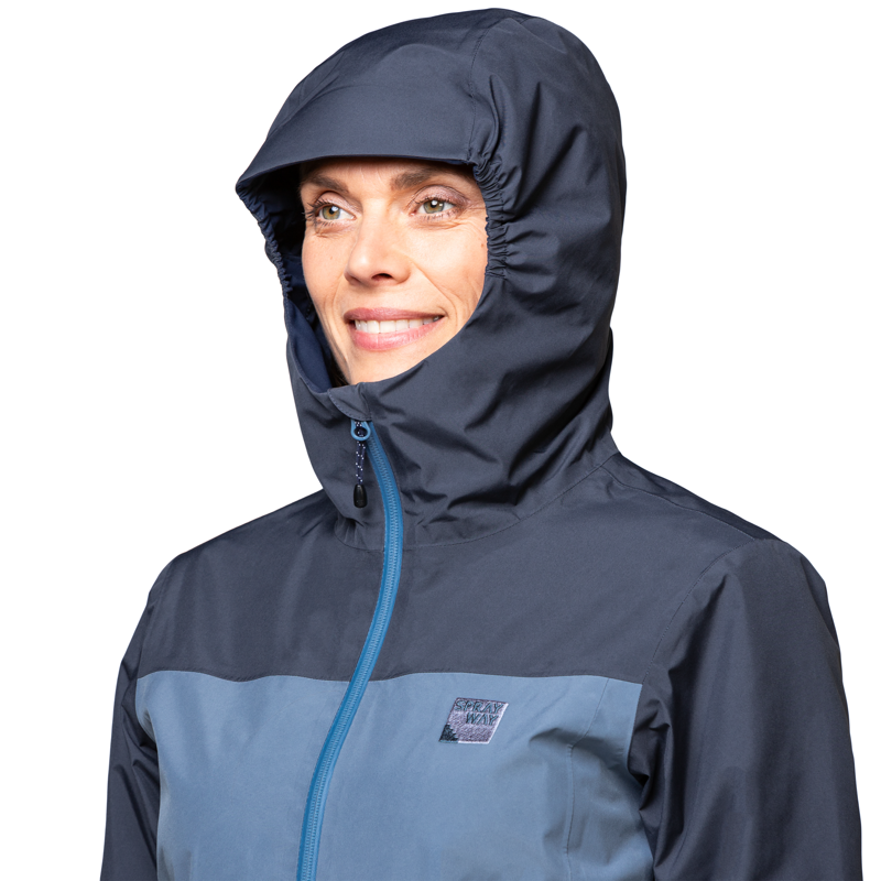 Sprayway Womens Sawel GTX Jacket Flint / Dark Graphite-7