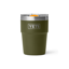YETI Rambler 16oz Stackable Cup Olive/King Crab Orange