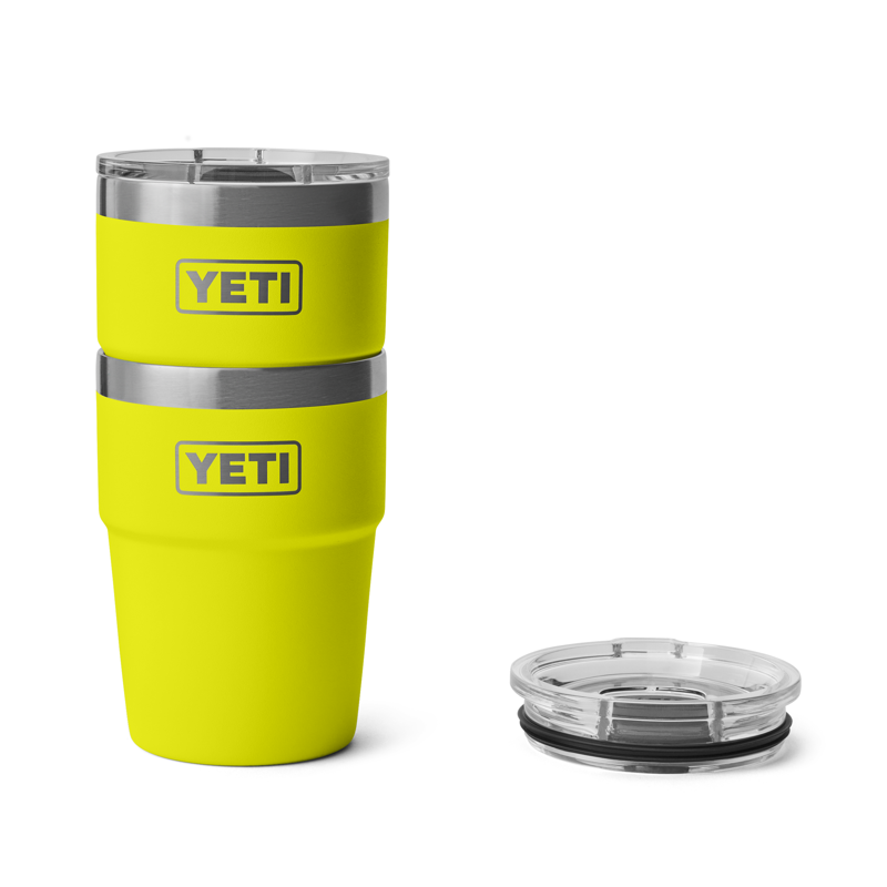 YETI Single 16oz Stackable Cup 2.0 Firefly Yellow-3