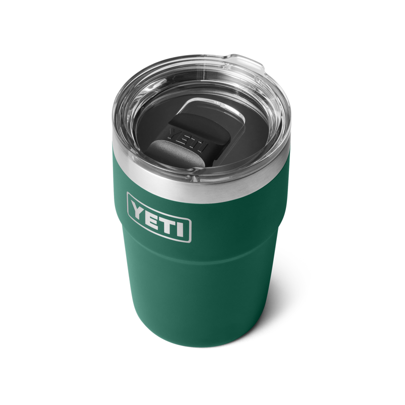 YETI Single 16oz Stackable Cup V2 Black Forest Green-1
