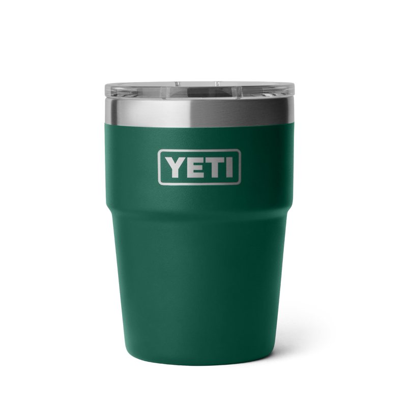 YETI Single 16oz Stackable Cup V2 Black Forest Green