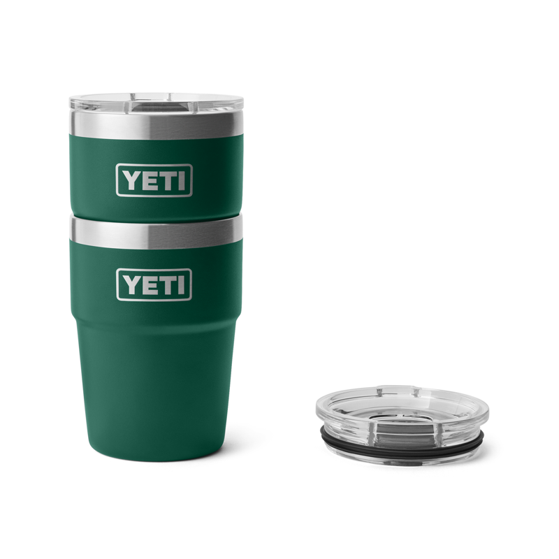 YETI Single 16oz Stackable Cup V2 Black Forest Green-3