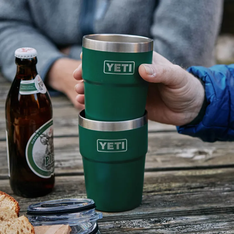 YETI Single 20oz Stackable Cup Black Forest Green-5