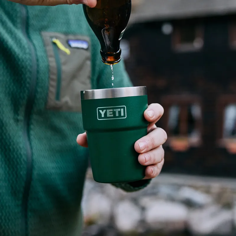 YETI Single 20oz Stackable Cup Black Forest Green-4