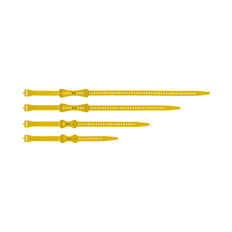 Sea to Summit Stretch-Loc Strap Set Four Piece Sulphur
