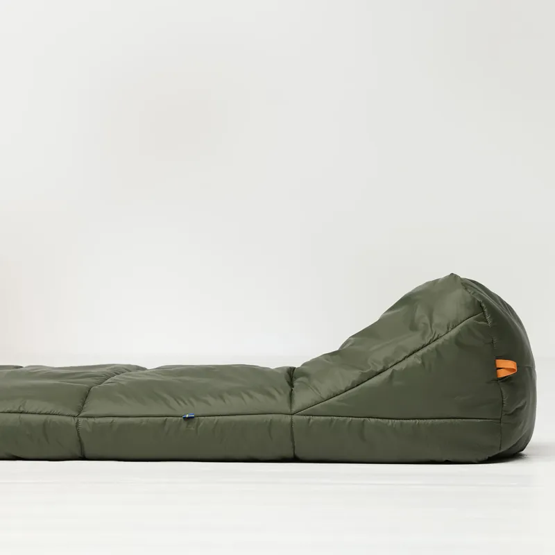 Fjallraven Abisko Three Seasons Sleeping Bag Olive - Long-2