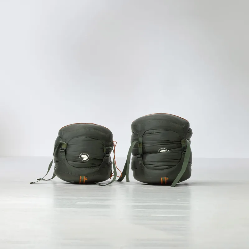 Fjallraven Abisko Three Seasons Sleeping Bag Olive - Long-4