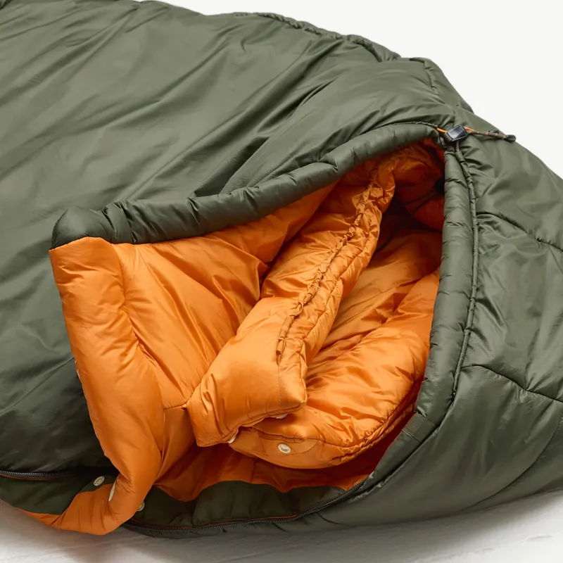 Fjallraven Abisko Three Seasons Sleeping Bag Olive - Long-9
