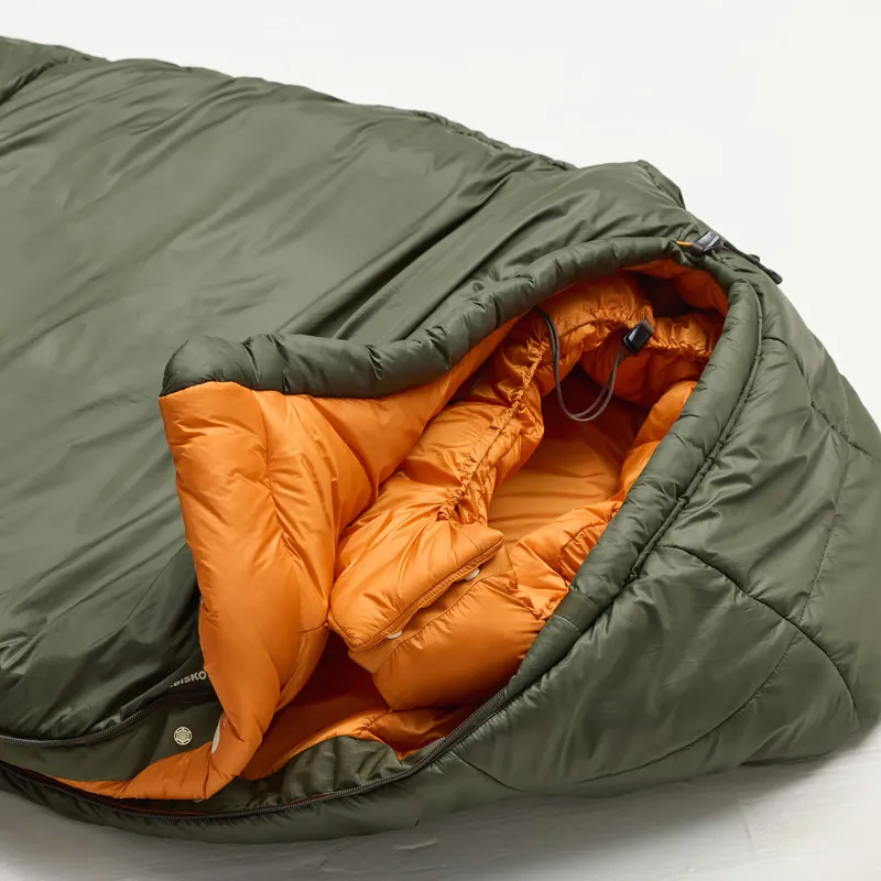 Fjallraven Abisko Three Seasons Sleeping Bag Olive - Long-7