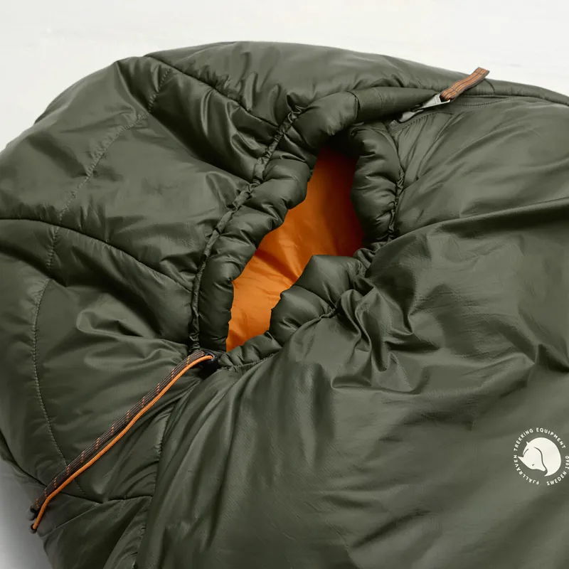 Fjallraven Abisko Three Seasons Sleeping Bag Olive - Long-8