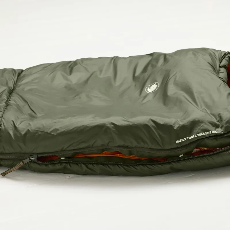 Fjallraven Abisko Three Seasons Sleeping Bag Olive - Long-3