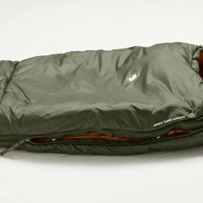 Fjallraven Abisko Three Seasons Sleeping Bag Olive - Regular-2