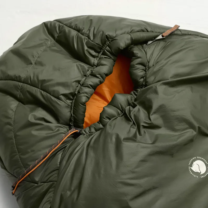 Fjallraven Abisko Three Seasons Sleeping Bag Olive - Regular-5