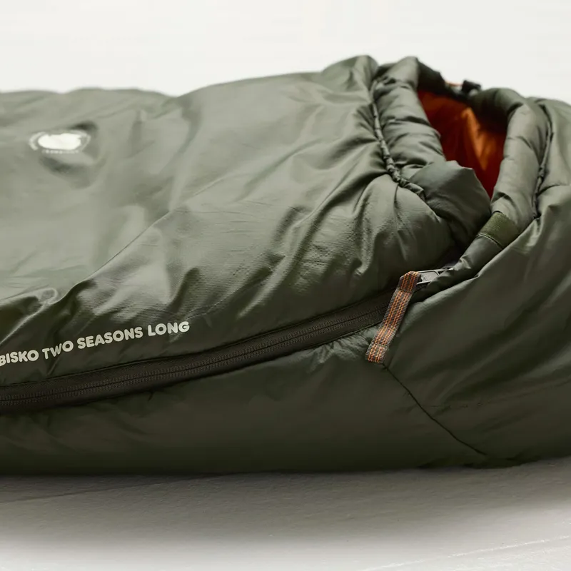 Fjallraven Abisko Two Seasons Sleeping Bag Olive - Long-3