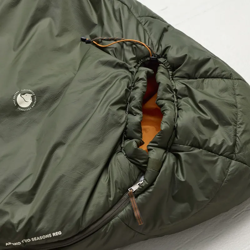 Fjallraven Abisko Two Seasons Sleeping Bag Olive - Regular -4