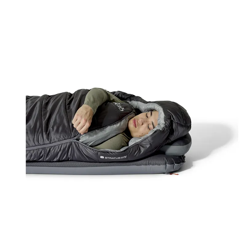 Rab Men's Radeon-12C / 10F Sleeping Bag - X Wide - Left Zip Sage/ Graphene-7
