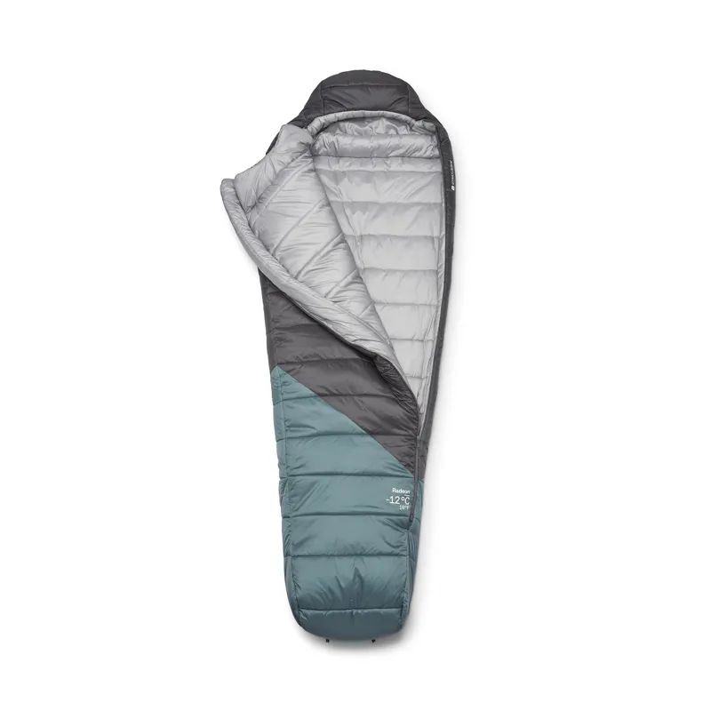 Rab Men's Radeon-12C / 10F Sleeping Bag - Wide - Left Zip Sage/ Graphene-1