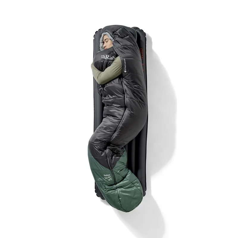 Rab Men's Radeon-12C / 10F Sleeping Bag - Long - Left Zip Sage/ Graphene-2