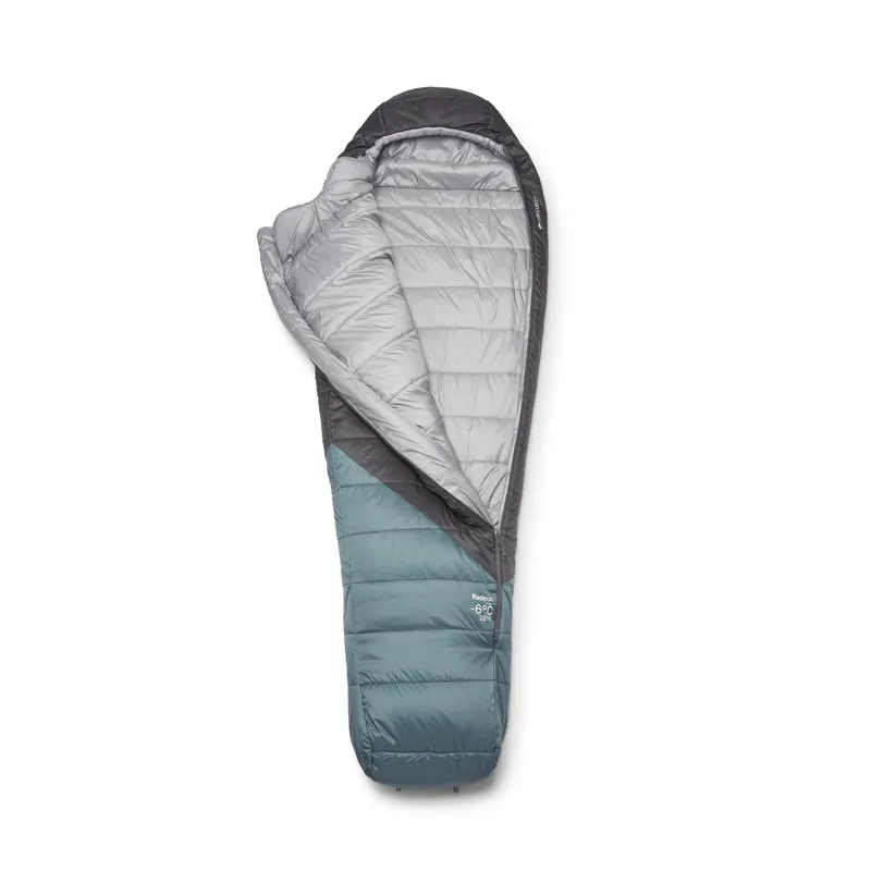 Rab Men's Radeon -6C / 20F Sleeping Bag - Long Wide - Left Zip Sage/ Graphene-1