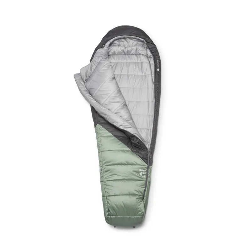 Rab Women's Radeon -6C / 20F Sleeping Bag - Regular - Left Zip Dark Fig Green/ Graphene-1
