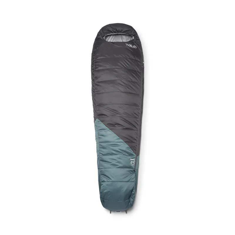 Rab Radeon 6C / 43F Sleeping Bag - Regular - Left Zip Sage / Graphene