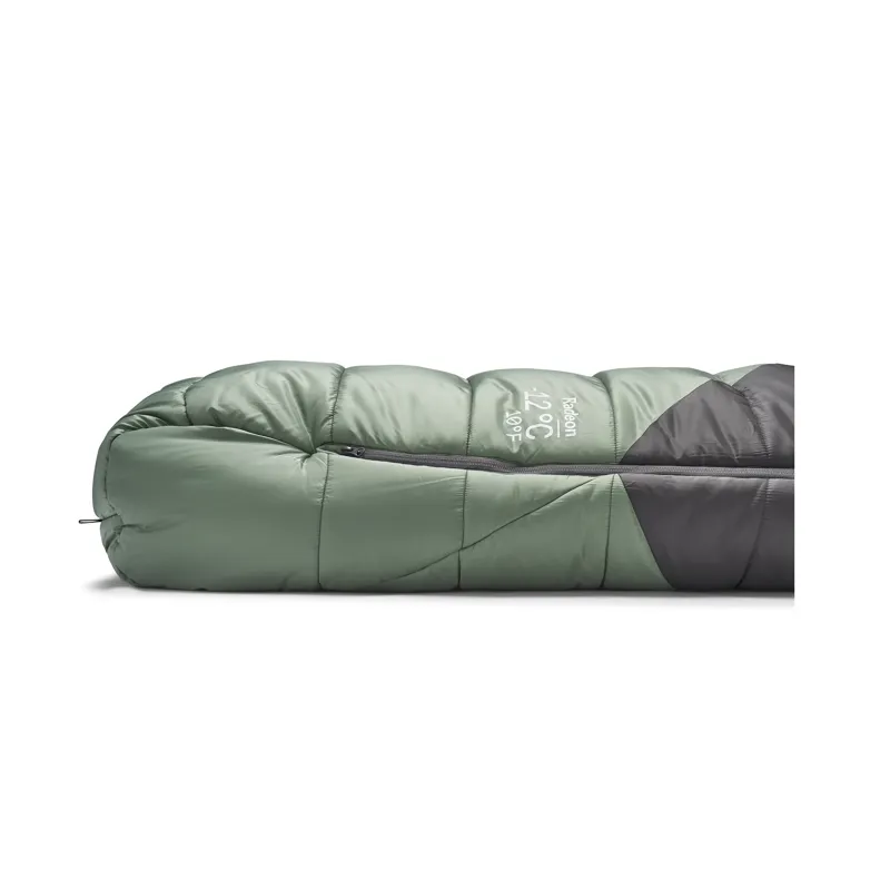 Rab Women's Radeon-12C / 10F Sleeping Bag - Regular - Left Zip Dark Fig Green  Graphene-7