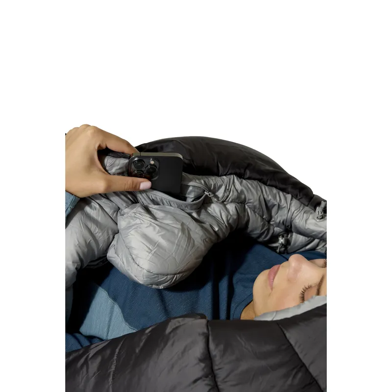 Rab Women's Radeon-12C / 10F Sleeping Bag - Regular - Left Zip Dark Fig Green  Graphene-6