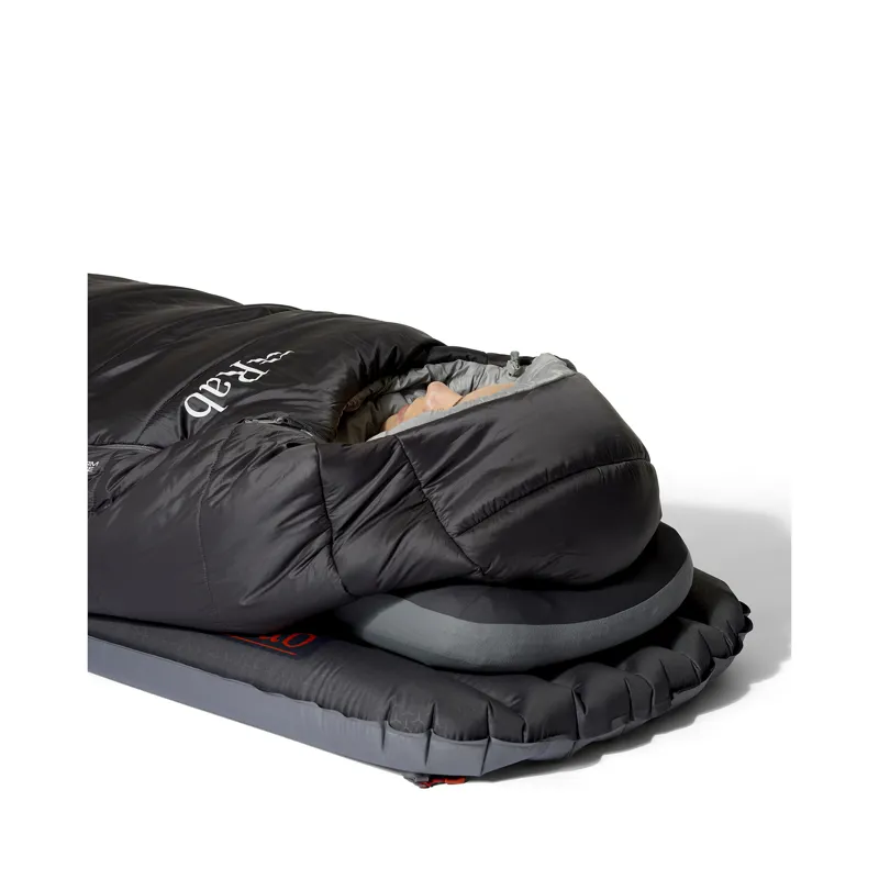 Rab Women's Radeon-12C / 10F Sleeping Bag - Regular - Left Zip Dark Fig Green  Graphene-9