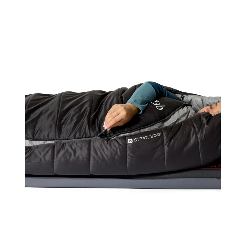 Rab Women's Radeon-12C / 10F Sleeping Bag - Regular - Left Zip Dark Fig Green  Graphene-8