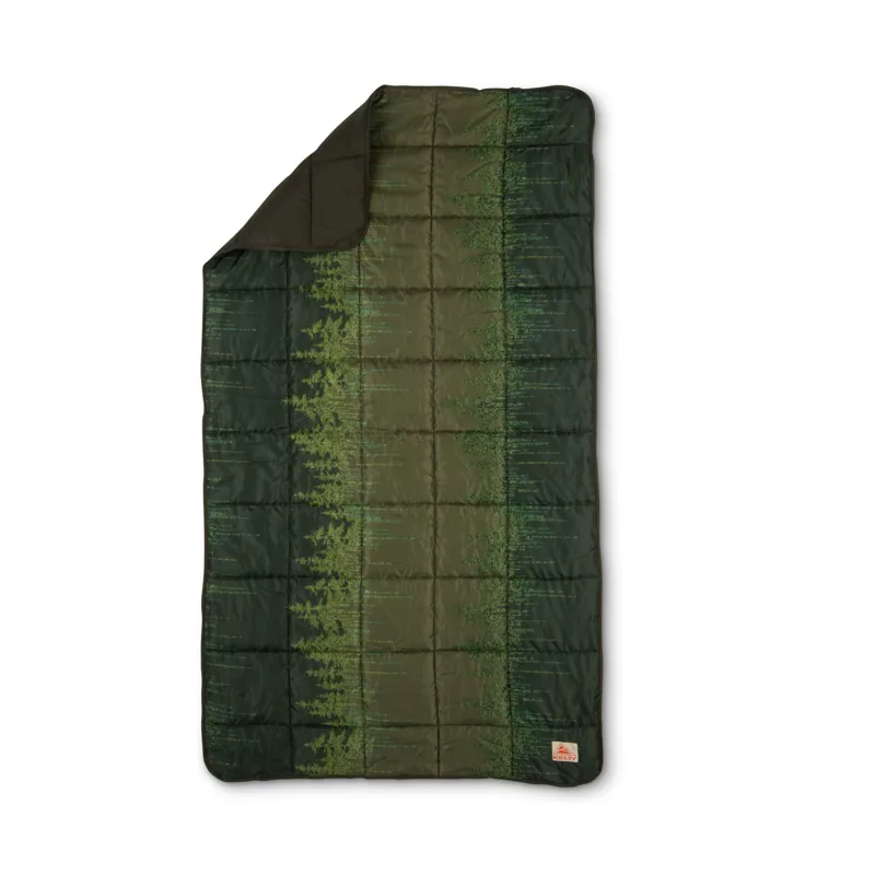 Kelty Bestie Blanket Winter Moss Treeline