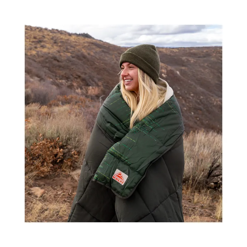Kelty Bestie Blanket Winter Moss Treeline-3