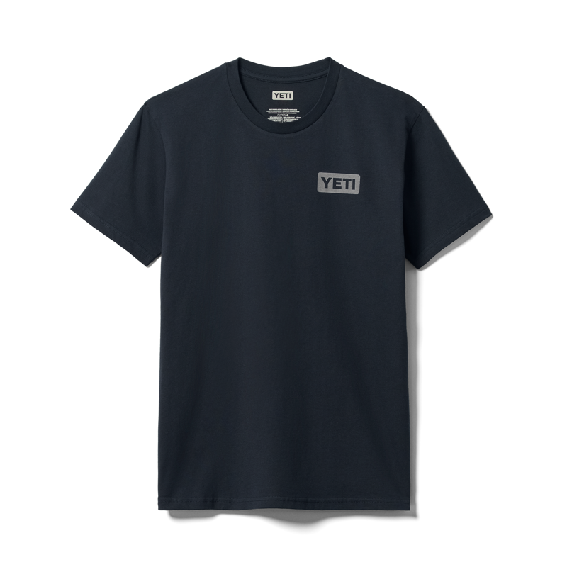 YETI Chest Logobadge Short Sleeve T-shirt Navy