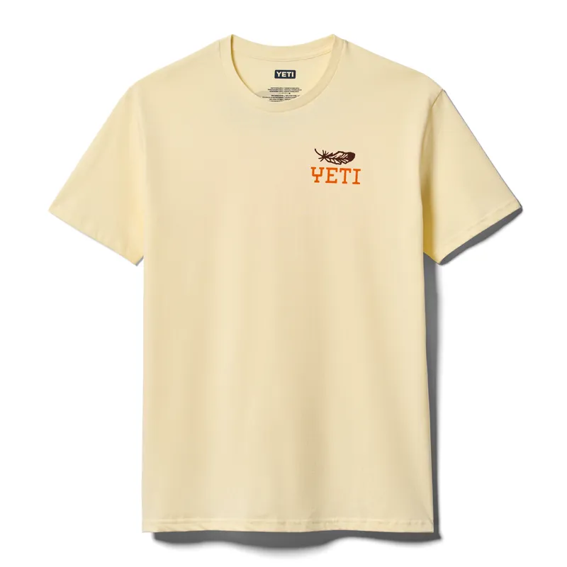 Yeti Feather Short Sleeve T-shirt Butter